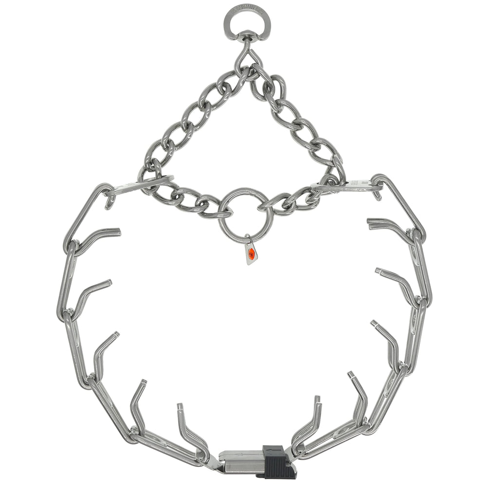 Herm Sprenger center ClicLock buckle enables easy on-off and secure fit for large dogs.