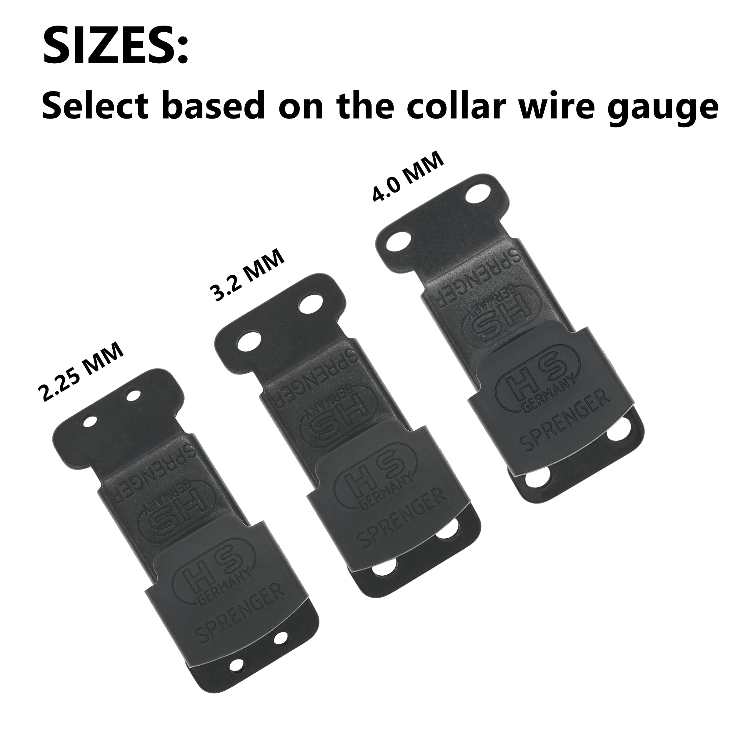 Herm Sprenger click lock sound indicating secure latch on collar.