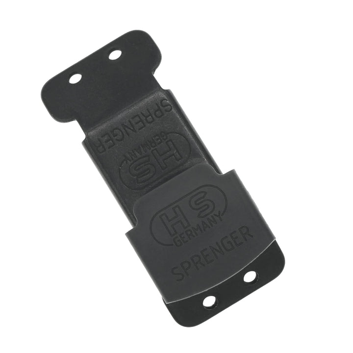 Herm Sprenger ClickLock buckle in black stainless steel for 2.25 mm collars, quick-release for training routines