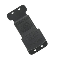 Herm Sprenger ClickLock buckle in black stainless steel for 2.25 mm collars, quick-release for training routines