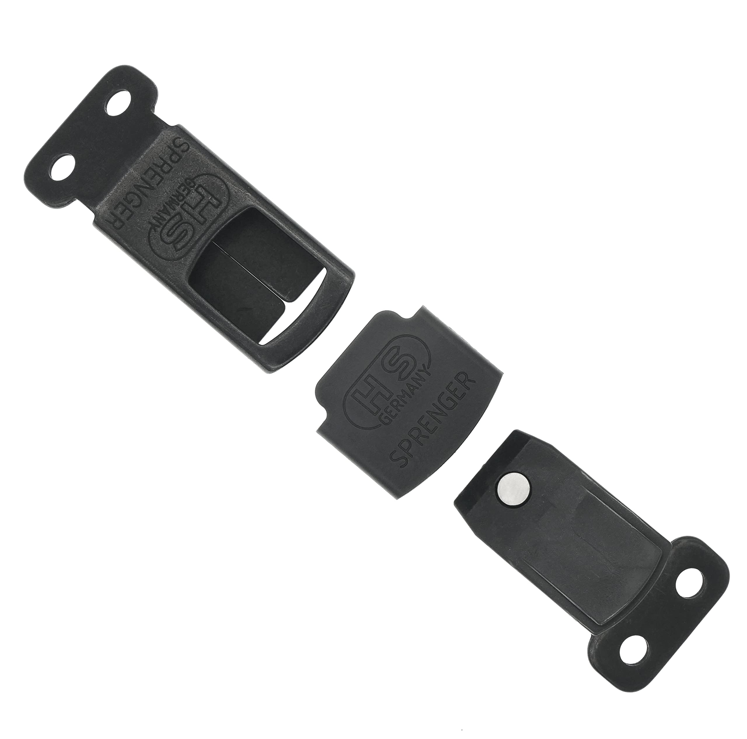 Buckle mounted on collar with protective jacket guarding against accidental opening