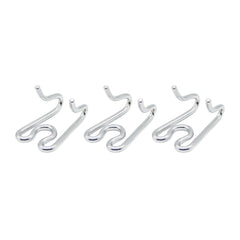 Assembly chain interaction with middle links for quick size adjustments.
