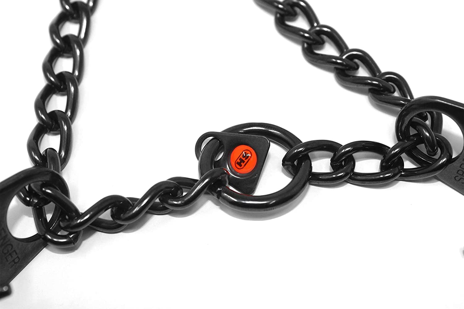 Made in Germany stamp on Herm Sprenger collar demonstrates durable craftsmanship.