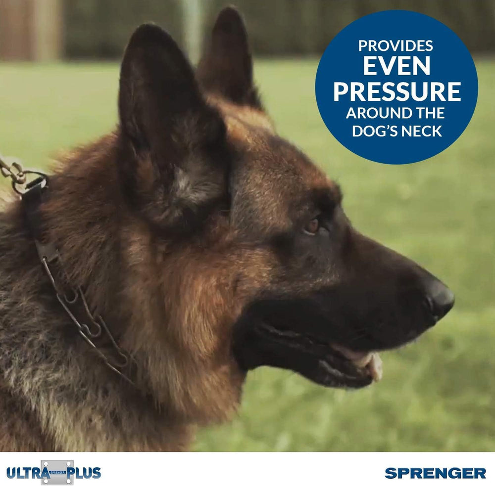 Herm Sprenger neck-fit adjustment allows snug placement behind the ears