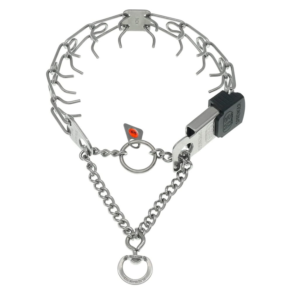 Herm Sprenger centre plate distributes pressure for balanced contact.