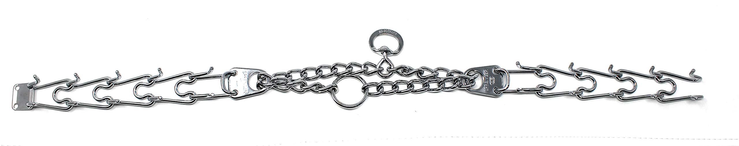 Removable links on Herm Sprenger collar for easy length adjustment