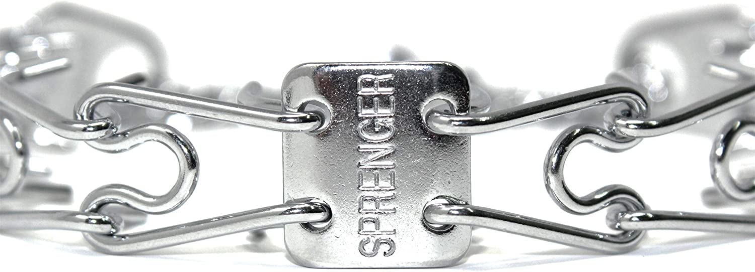 Additional prong links extension available for necks up to 19 inches