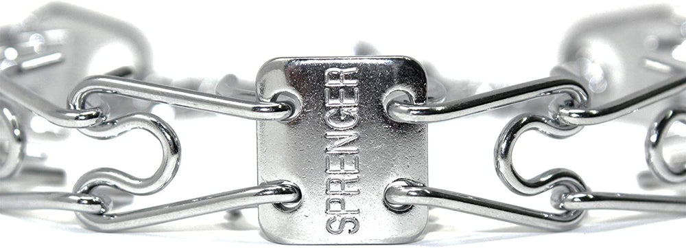 Additional prong links extension available for necks up to 19 inches
