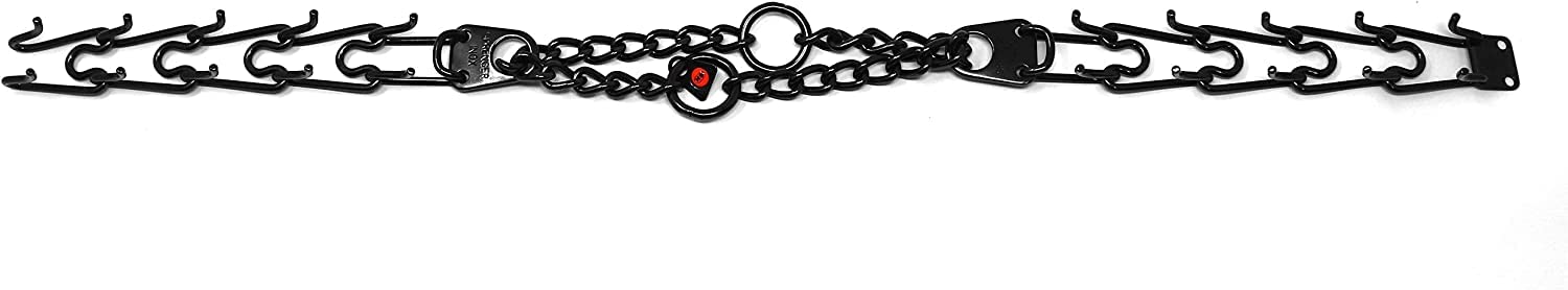 Removable links on Herm Sprenger collar enable precise sizing for growing dogs.