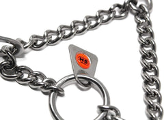 Herm Sprenger Stainless Steel Micro Prong Collar image highlights corrosion-resistant material for long-lasting use.