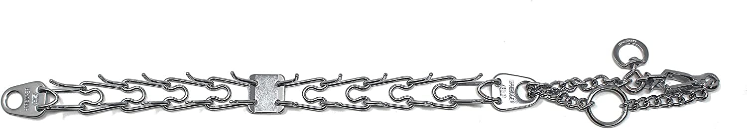 Herm Sprenger Ultra-Plus beveled prongs provide comfortable contact during training sessions.