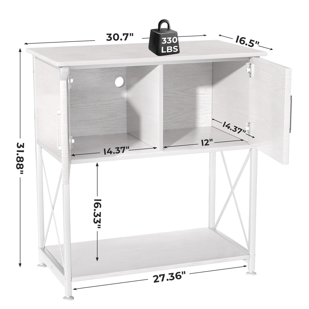 Herture assembly-ready design enables quick, tidy setup.