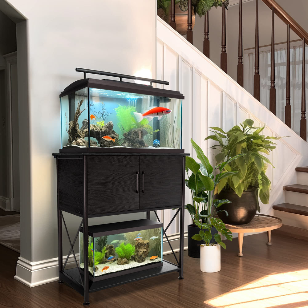 Herture storage cabinet keeps fish care tools organized