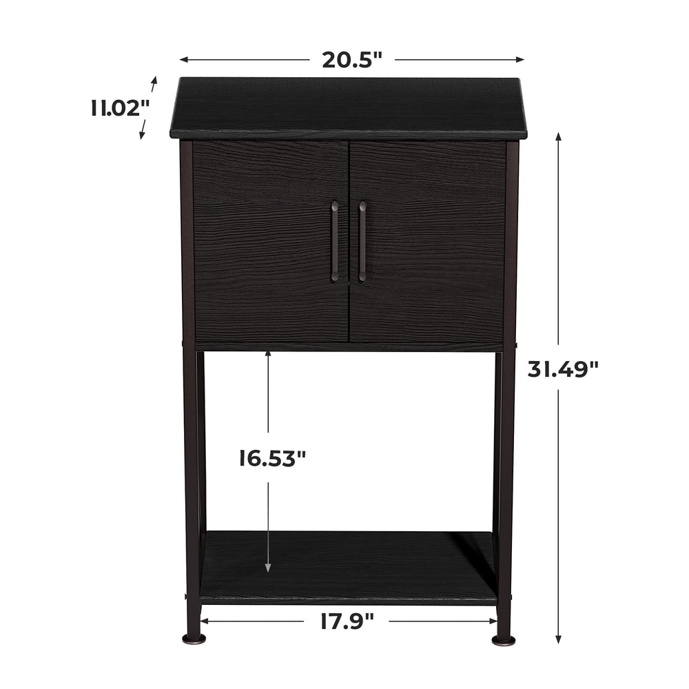 Herture stand sturdy construction shows 500 lbs top and 300 lbs bottom capacity.