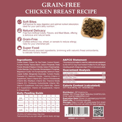 Herz air-dried chicken kibble close-up highlighting grain-free texture