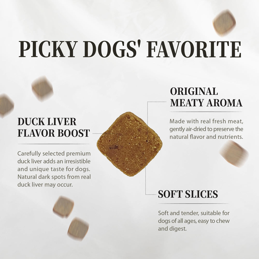 Herz air-dried bites ideal for picky eaters