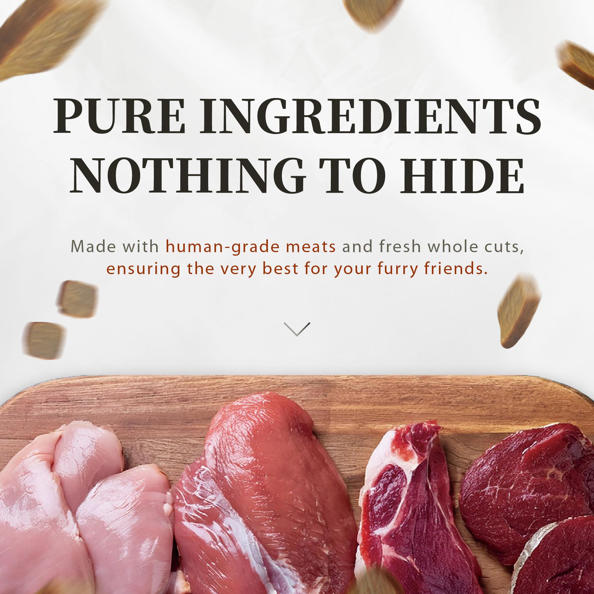 Herz no-odor label communicates clean home dining with no lingering scent.