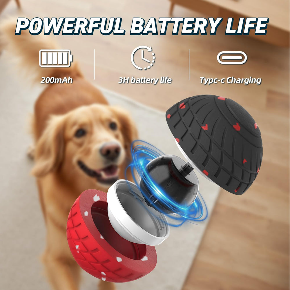 HETOO 2.5-inch ball fits medium and large dogs for versatile play.