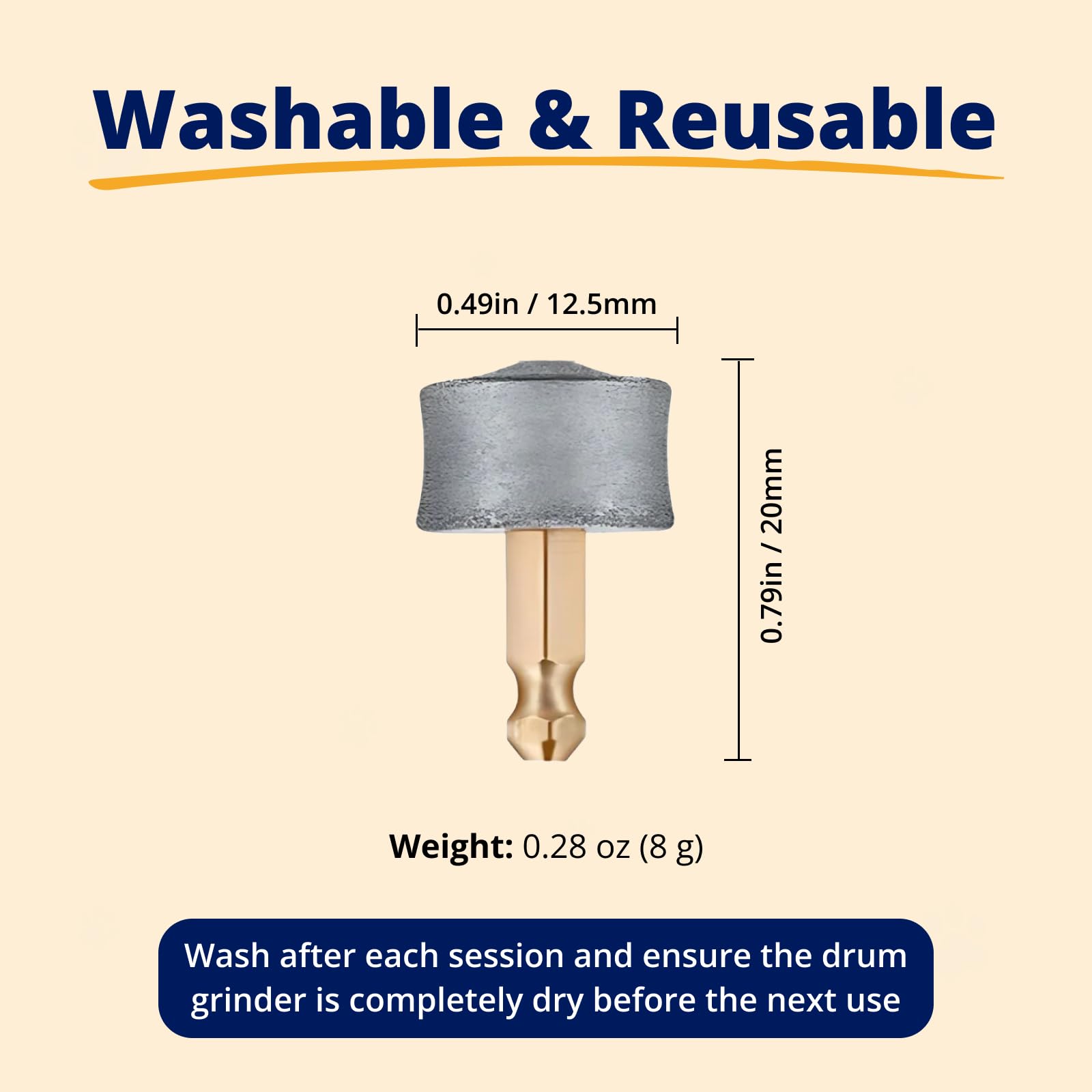 Easy replacement drums for at-home Heusom nail care routines