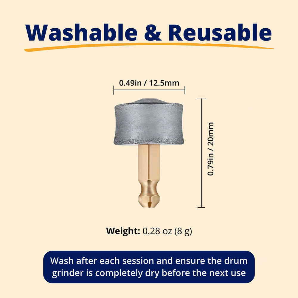 Easy replacement drums for at-home Heusom nail care routines