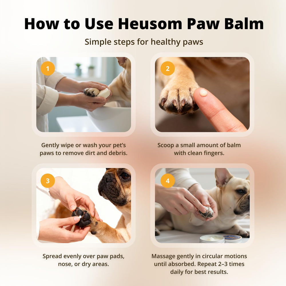 Heusom Silent Groom Pro balm absorbs quickly without grease