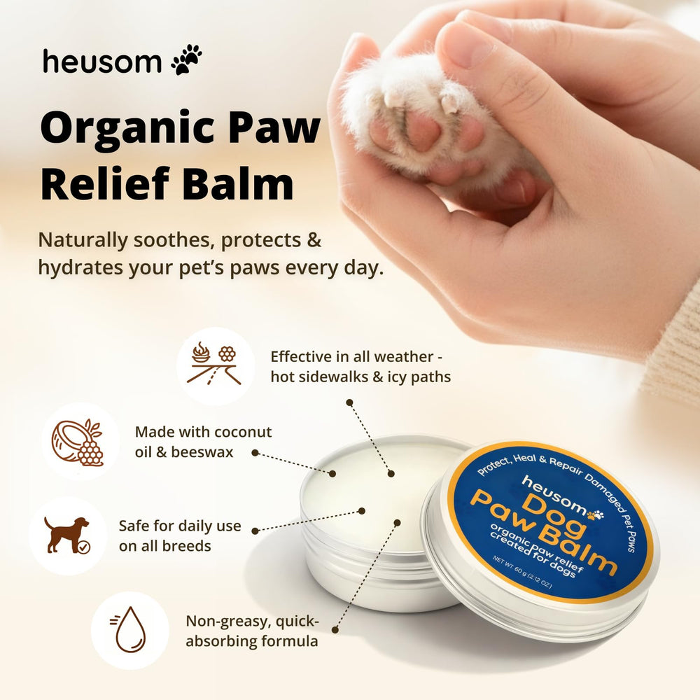 Close up of Heusom Silent Groom Pro organic ingredients with coconut oil and beeswax