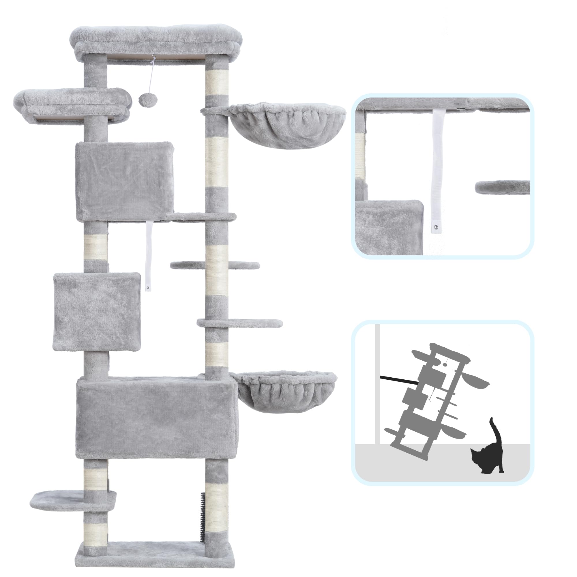 Hey-brother cat tree assembly guide ensures quick, simple setup.