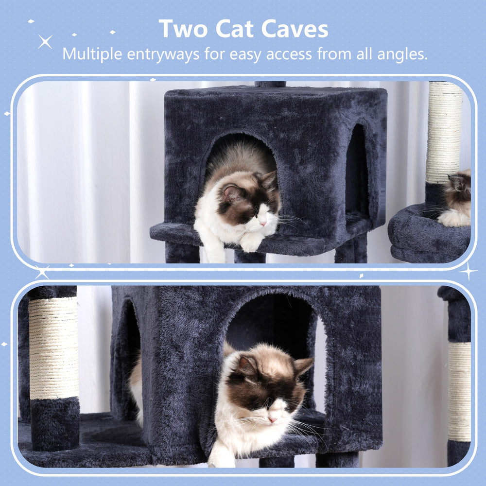 Hey-brother cat tree basket-shaped hammocks wrapped comfort