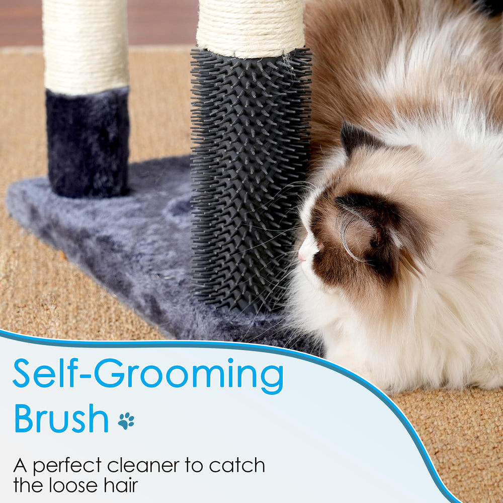 Hey-brother Cat Tree includes hardware and guide for quick assembly.