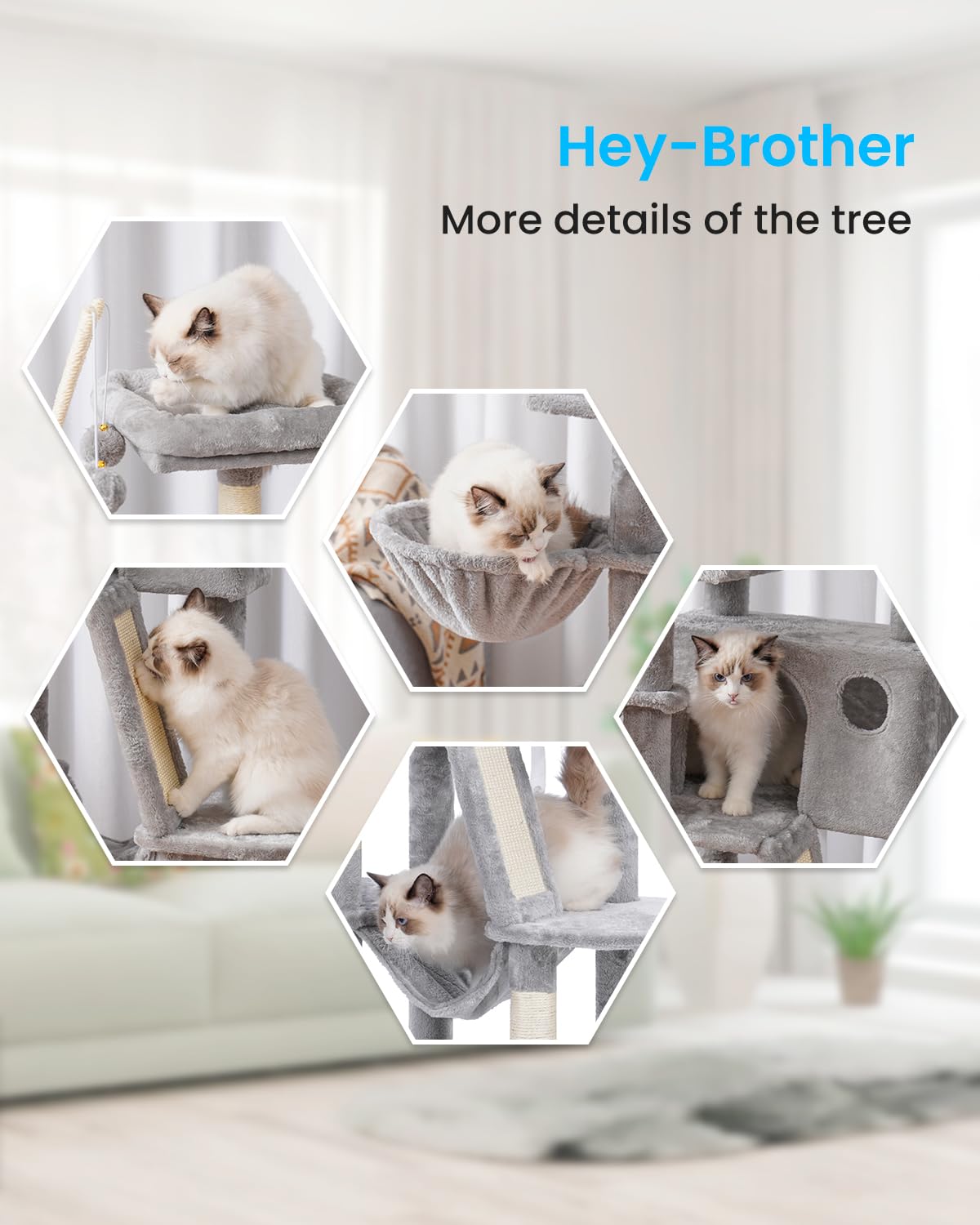 Hey-brother engineered wood ensures long-lasting support.