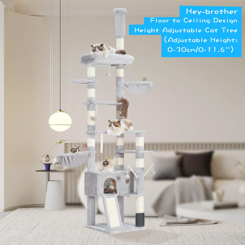 Hey-brother cat tree ideal for indoor vertical space and activity.