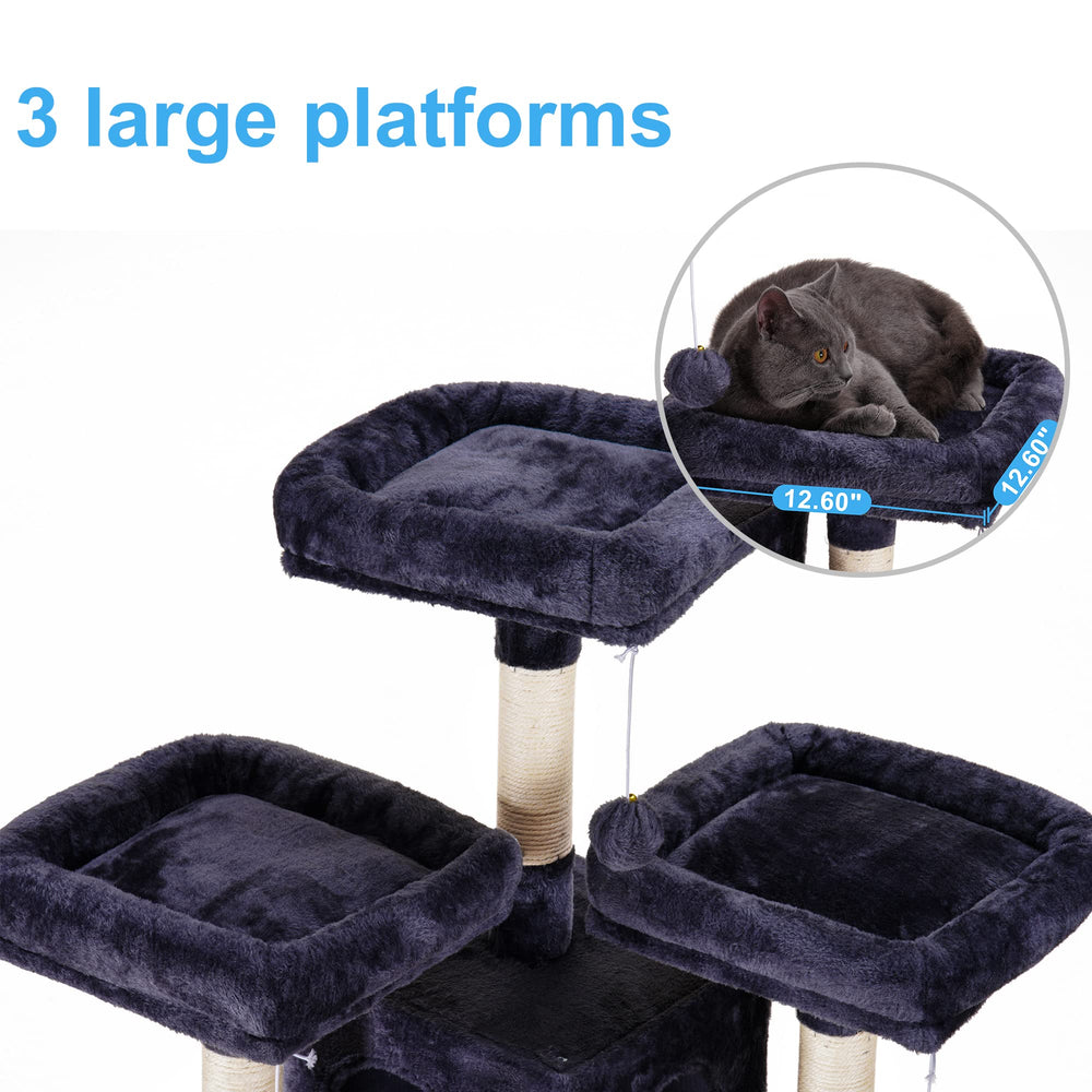 Hey-brother padded perches invite long, comfortable naps above the bustle.