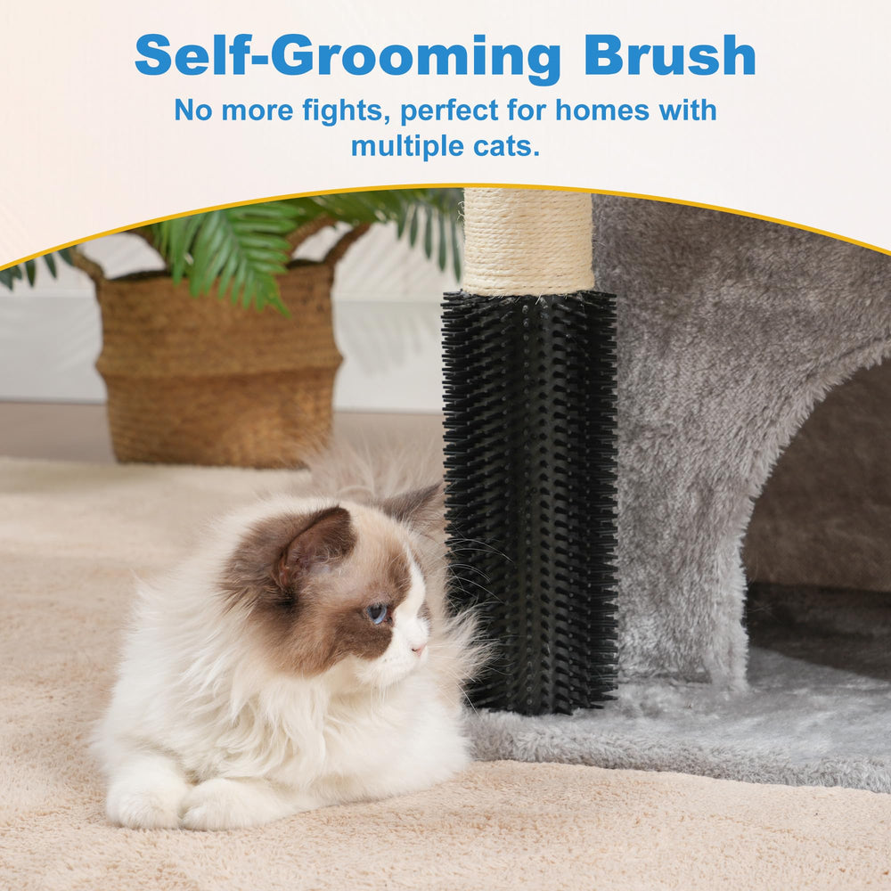 Hey-brother natural sisal posts encourage scratching while protecting furniture.