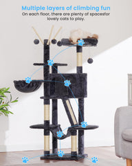 Hey-brother sisal scratching posts help maintain claws during play.