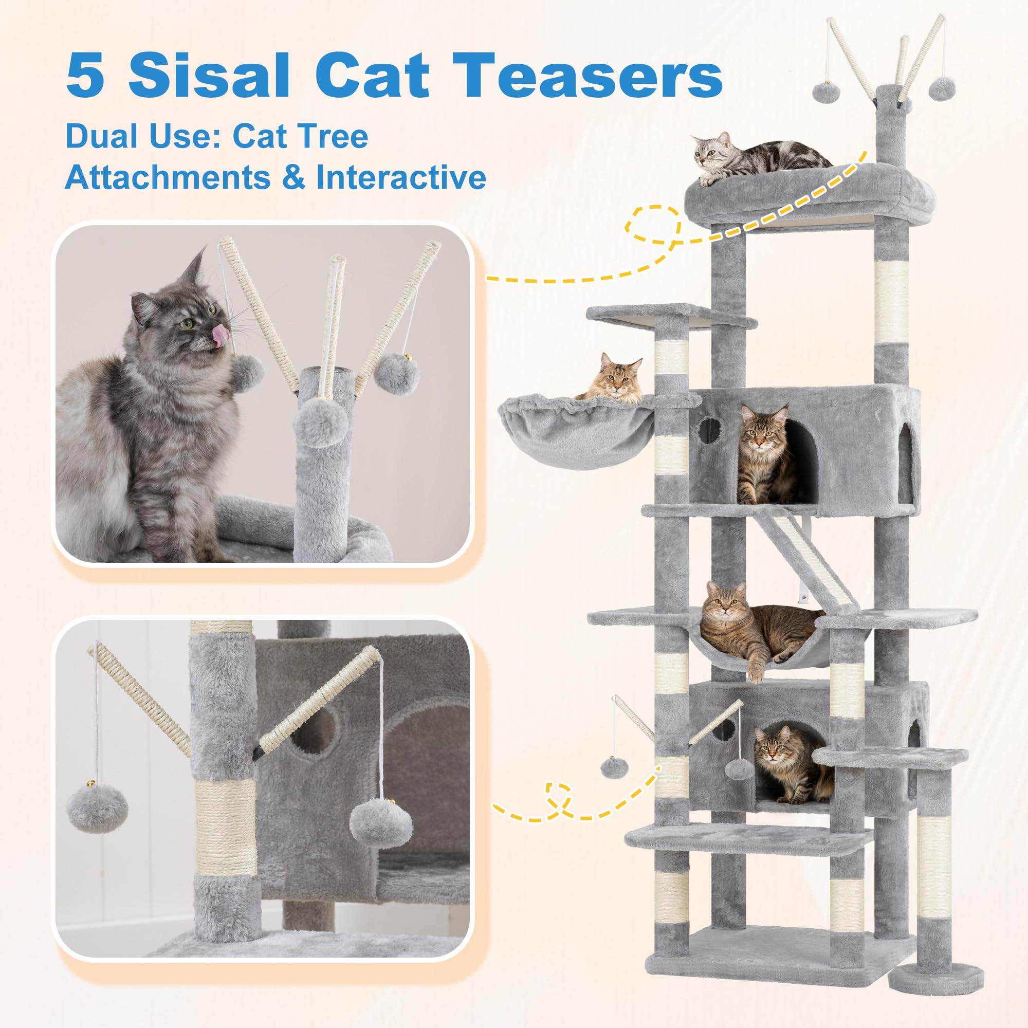 Hey-brother sisal posts line the vertical climbing path.