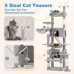 Hey-brother sisal posts line the vertical climbing path.