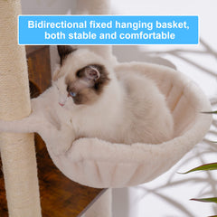 Hey-brother cat condo offers a private resting space for cats