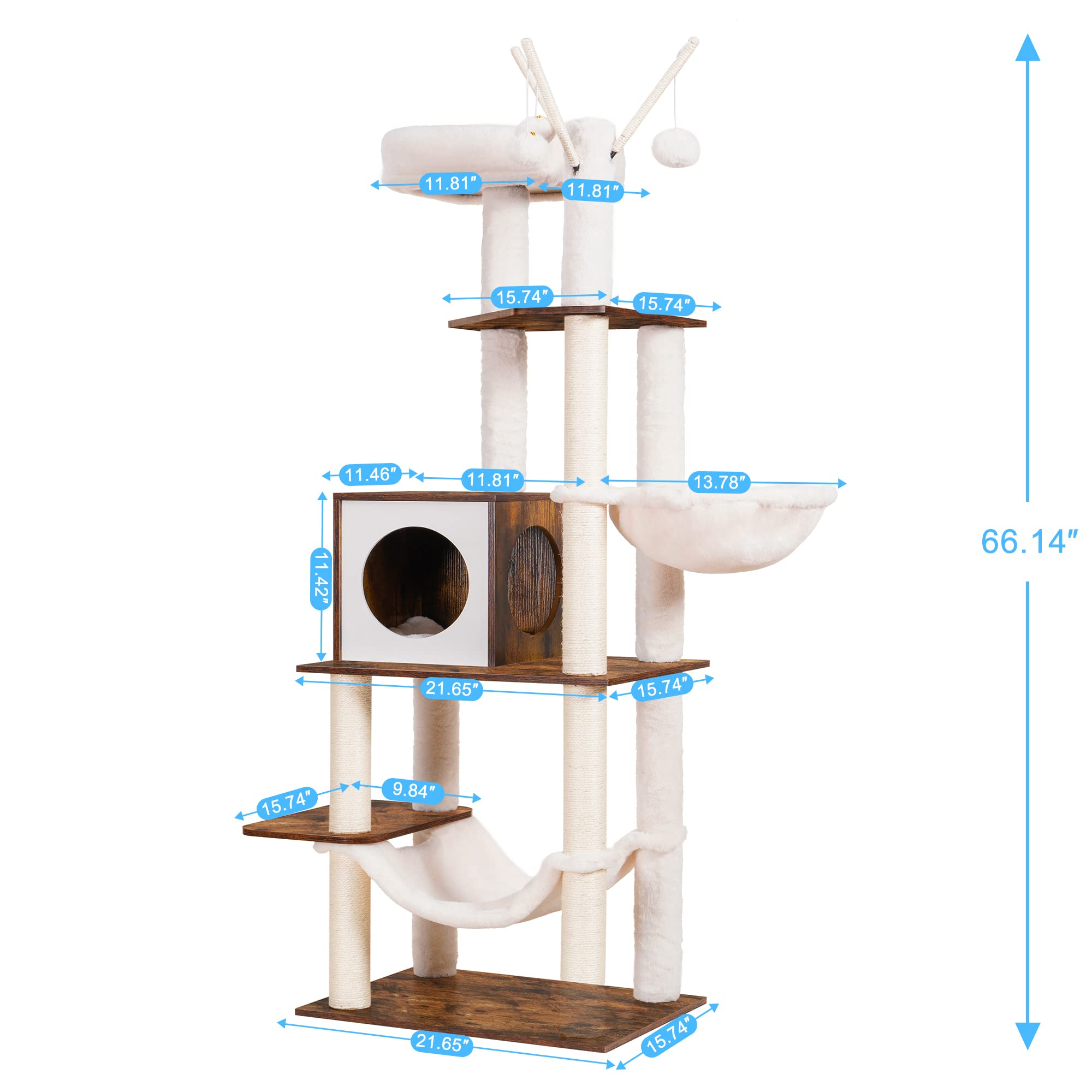 Hey-brother hammock basket provides stable lounging for cats