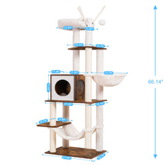 Hey-brother hammock basket provides stable lounging for cats