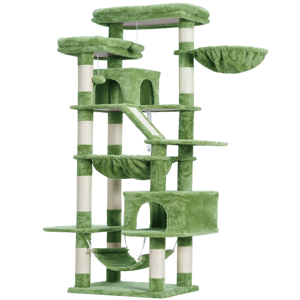 Heybly cat tree anti-tip kit adds security for multi-cat homes
