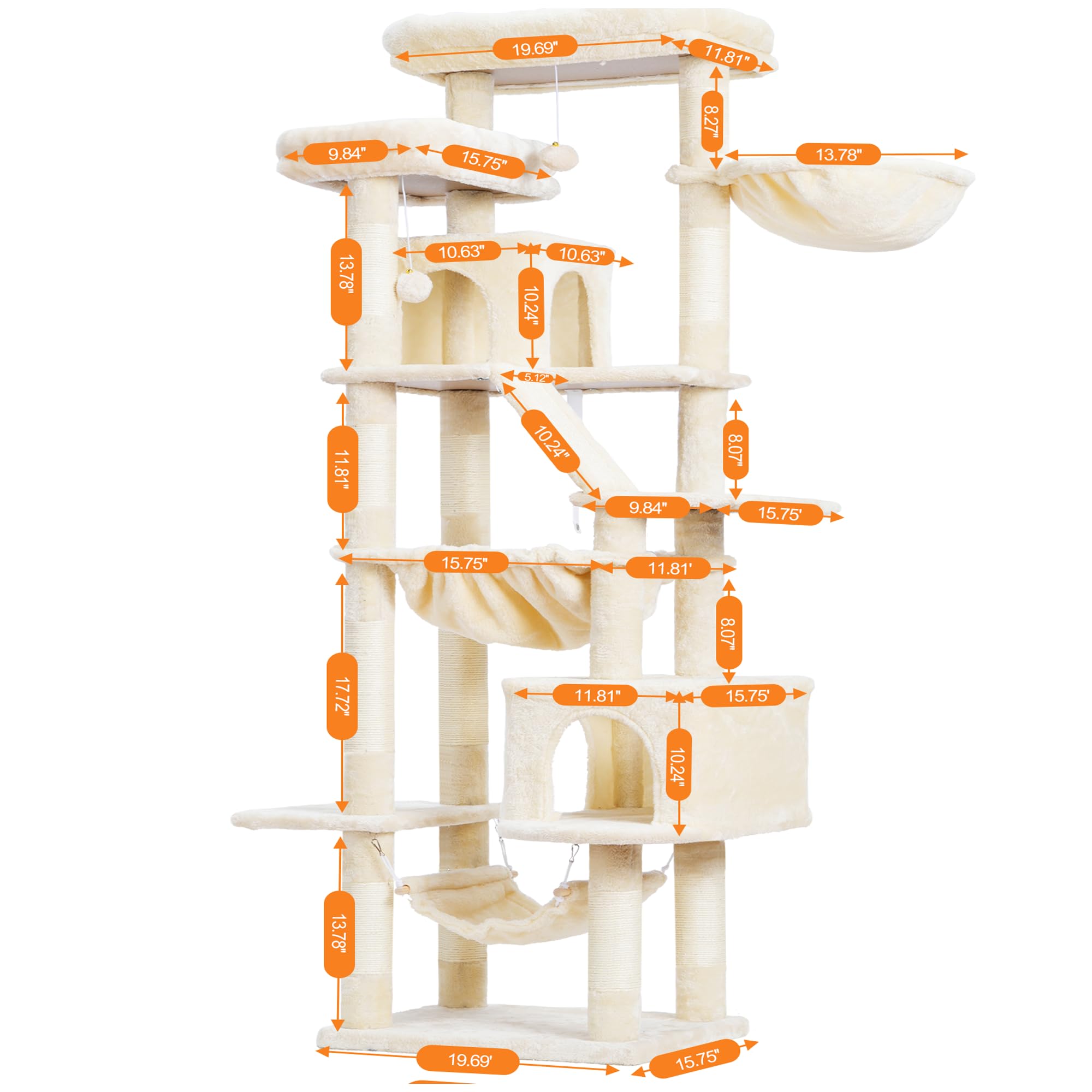 Heybly anti-tip kit reinforces stability for confident multi-cat homes.