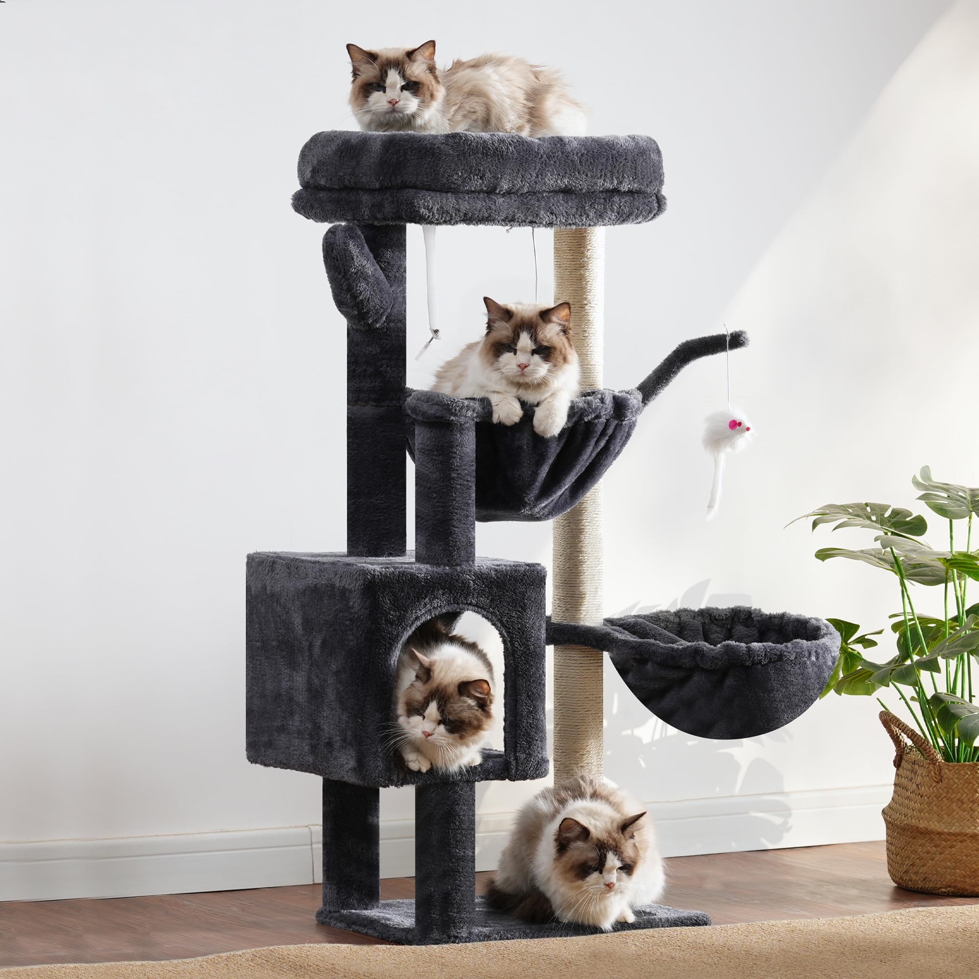 Heybly Cat Tree easy assembly with included tools
