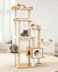 Heybly cat condo creates a private retreat for peaceful lounging