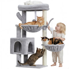Heybly cat tree hanging baskets offer cozy resting nooks for indoor cats.