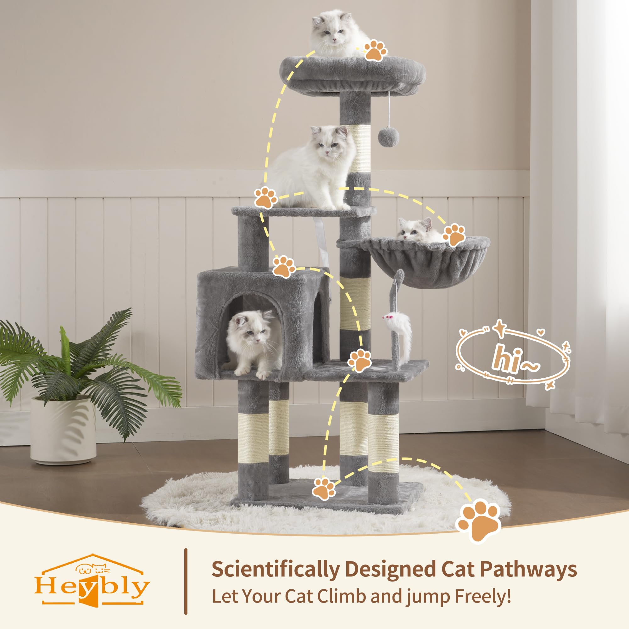 Heybly plush ball with bell offers subtle sound and play opportunities.