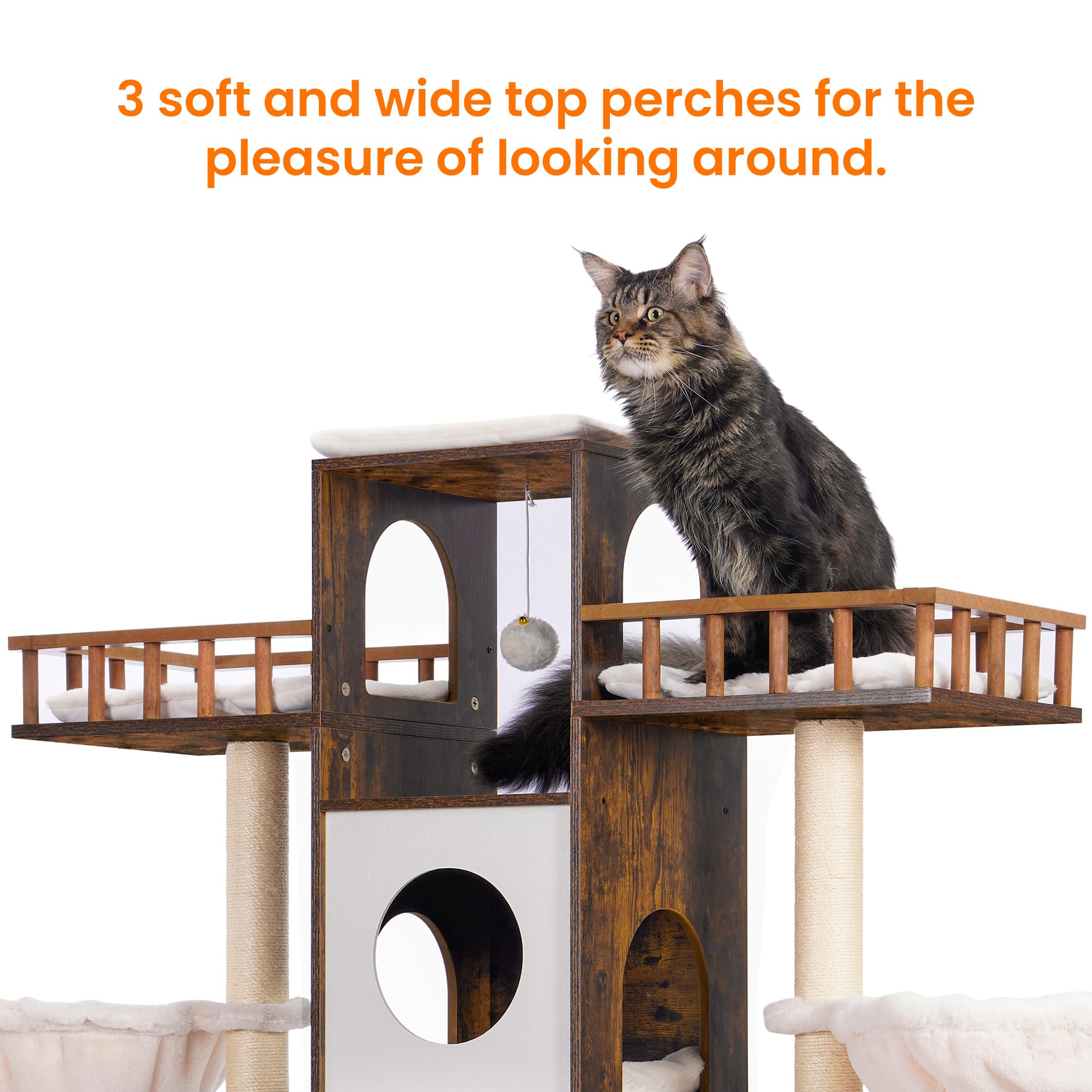 Heybly private litter room keeps the litter area organized with magnet doors.