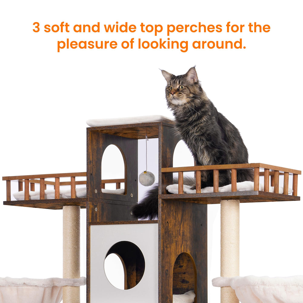 Heybly private litter room keeps the litter area organized with magnet doors.