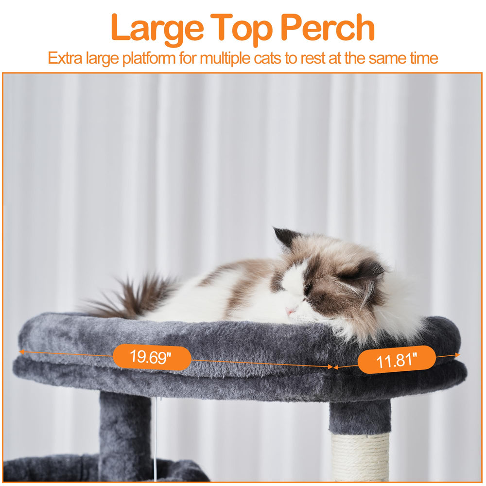 Heybly cat-tree scratching pad helps protect furniture while satisfying instinct.