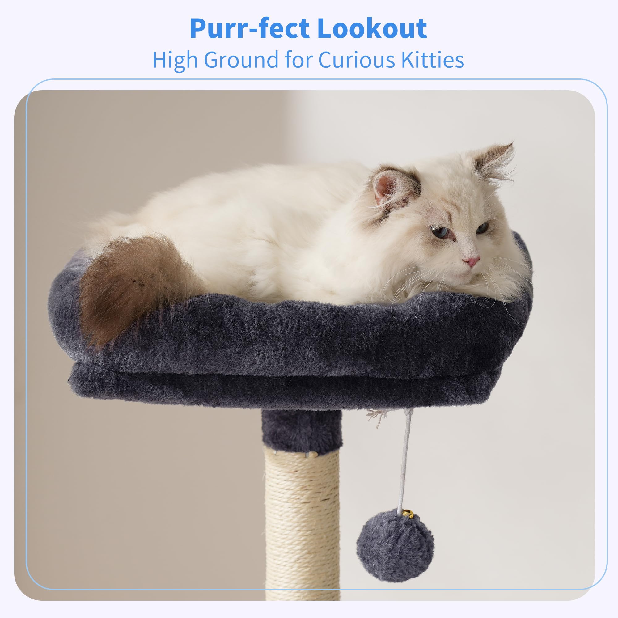 Heybly sisal scratching posts encourage natural scratching and territory marking.