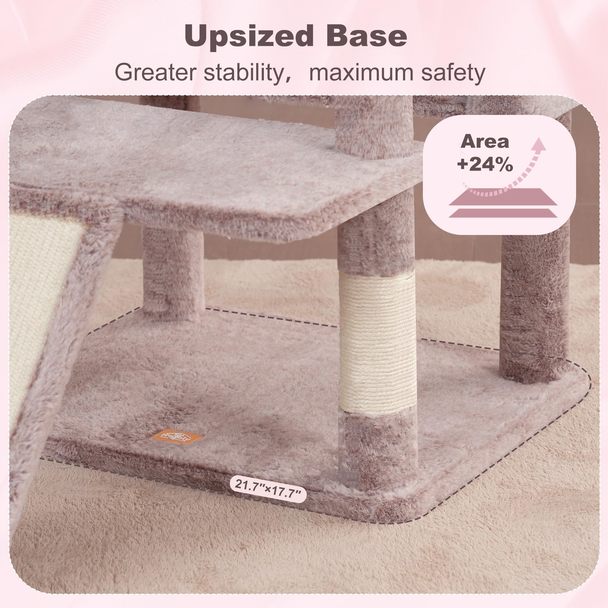 Heybly multi-level design encouraging climbing and lounging